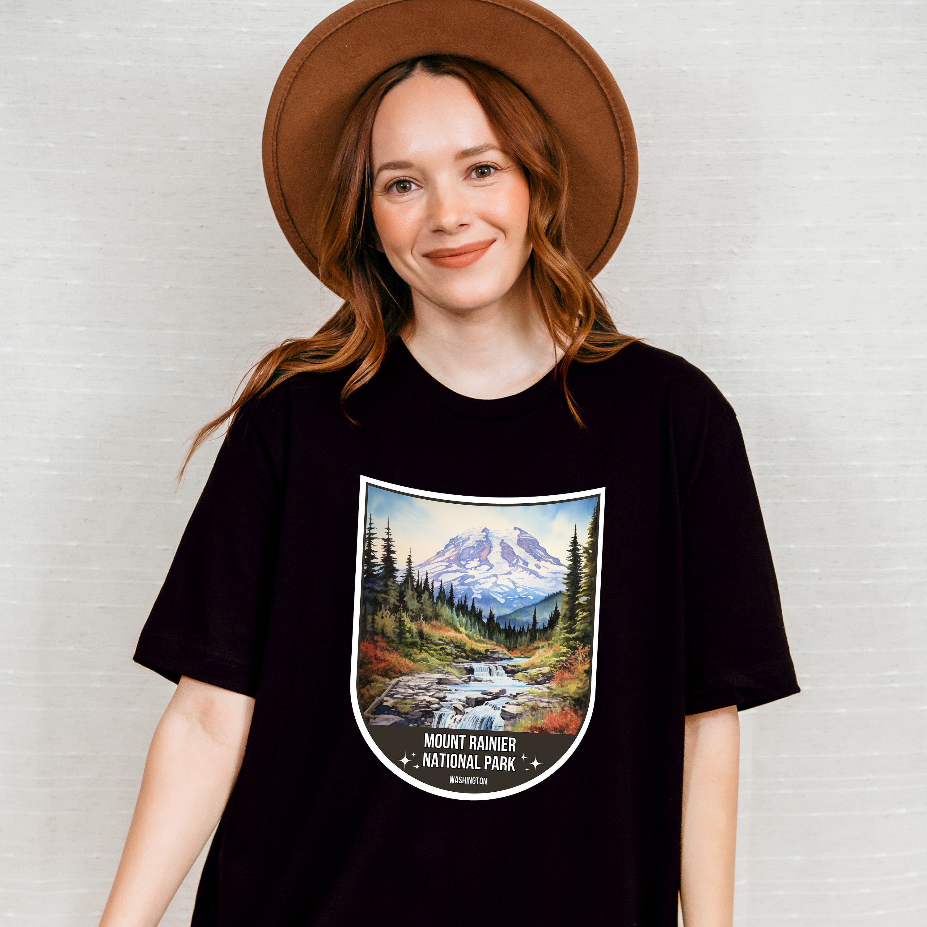 Mount Rainier National Park Washington - National Parks Unisex Crewneck T-Shirt Sweatshirt Hoodie