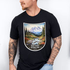 Mount Rainier National Park Washington - National Parks Unisex Crewneck T-Shirt Sweatshirt Hoodie
