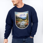 Mount Rainier National Park Washington - National Parks Unisex Crewneck T-Shirt Sweatshirt Hoodie