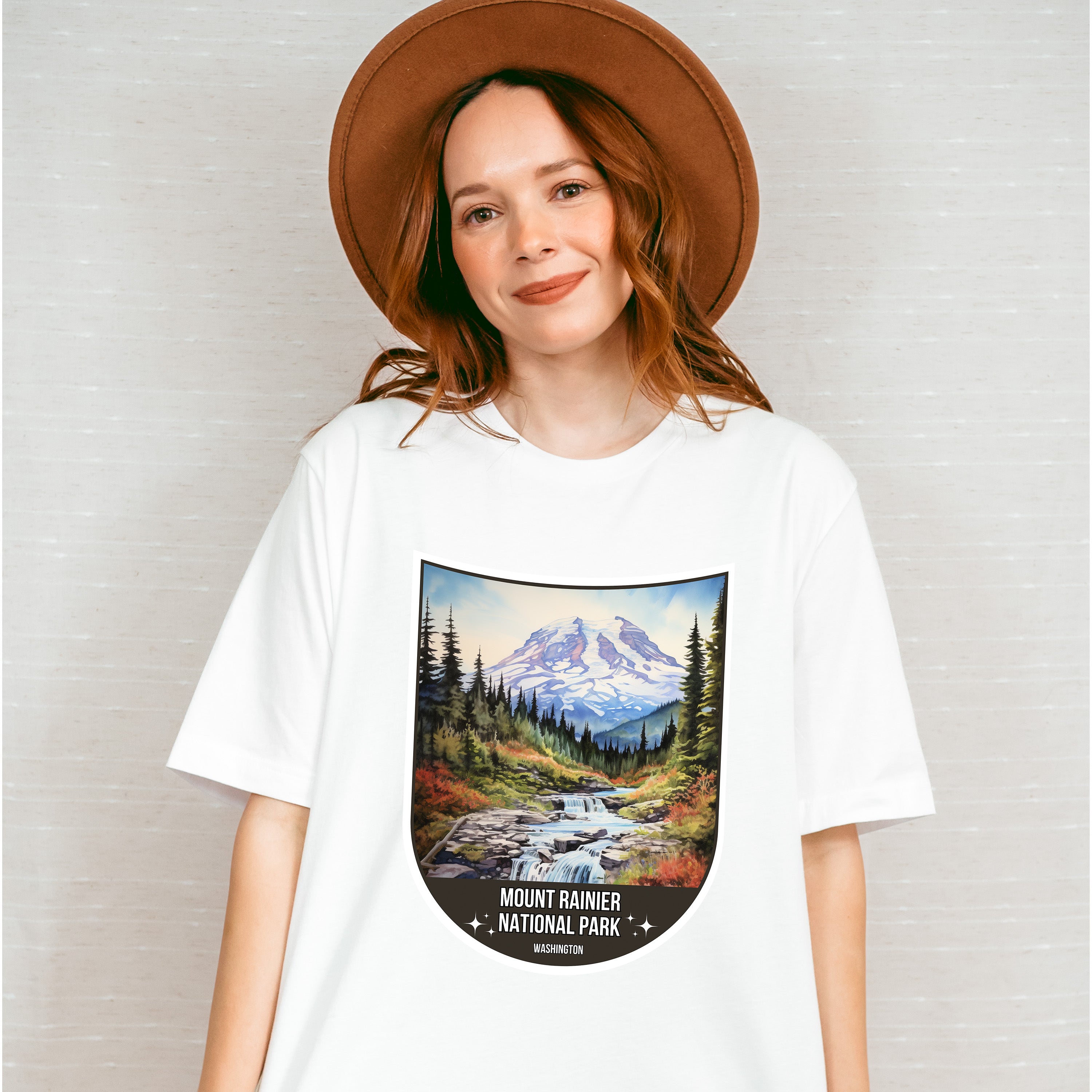 Mount Rainier National Park Washington - National Parks Unisex Crewneck T-Shirt Sweatshirt Hoodie