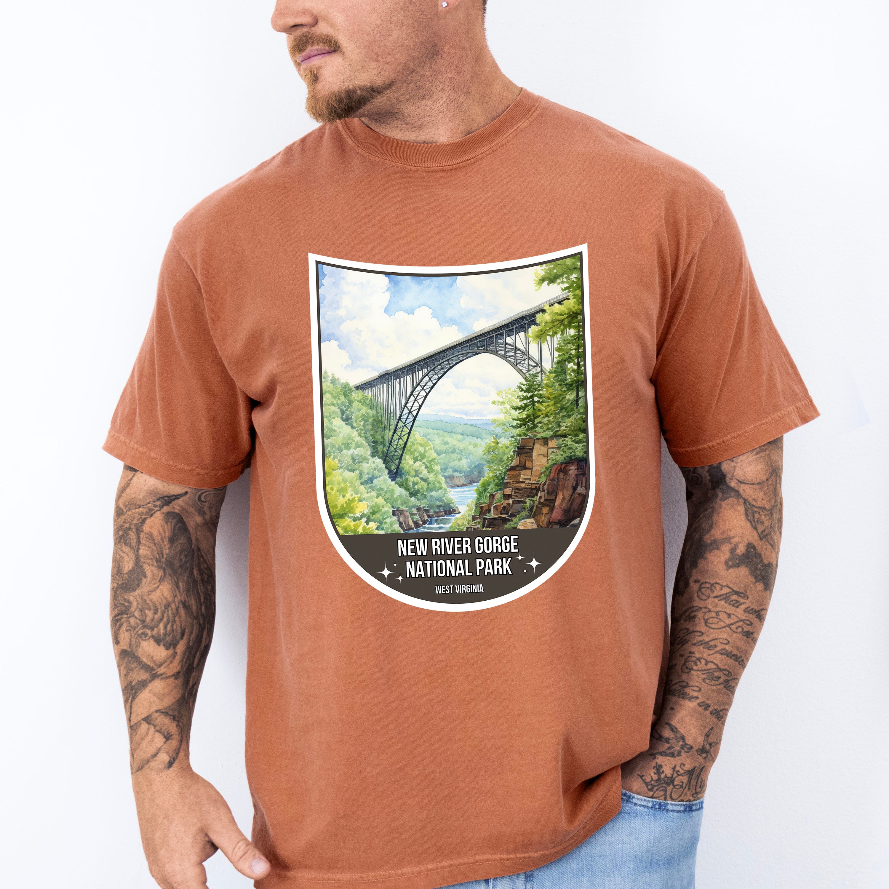 New River Gorge National Park West Virginia - National Parks Unisex Crewneck T-Shirt Sweatshirt Hoodie