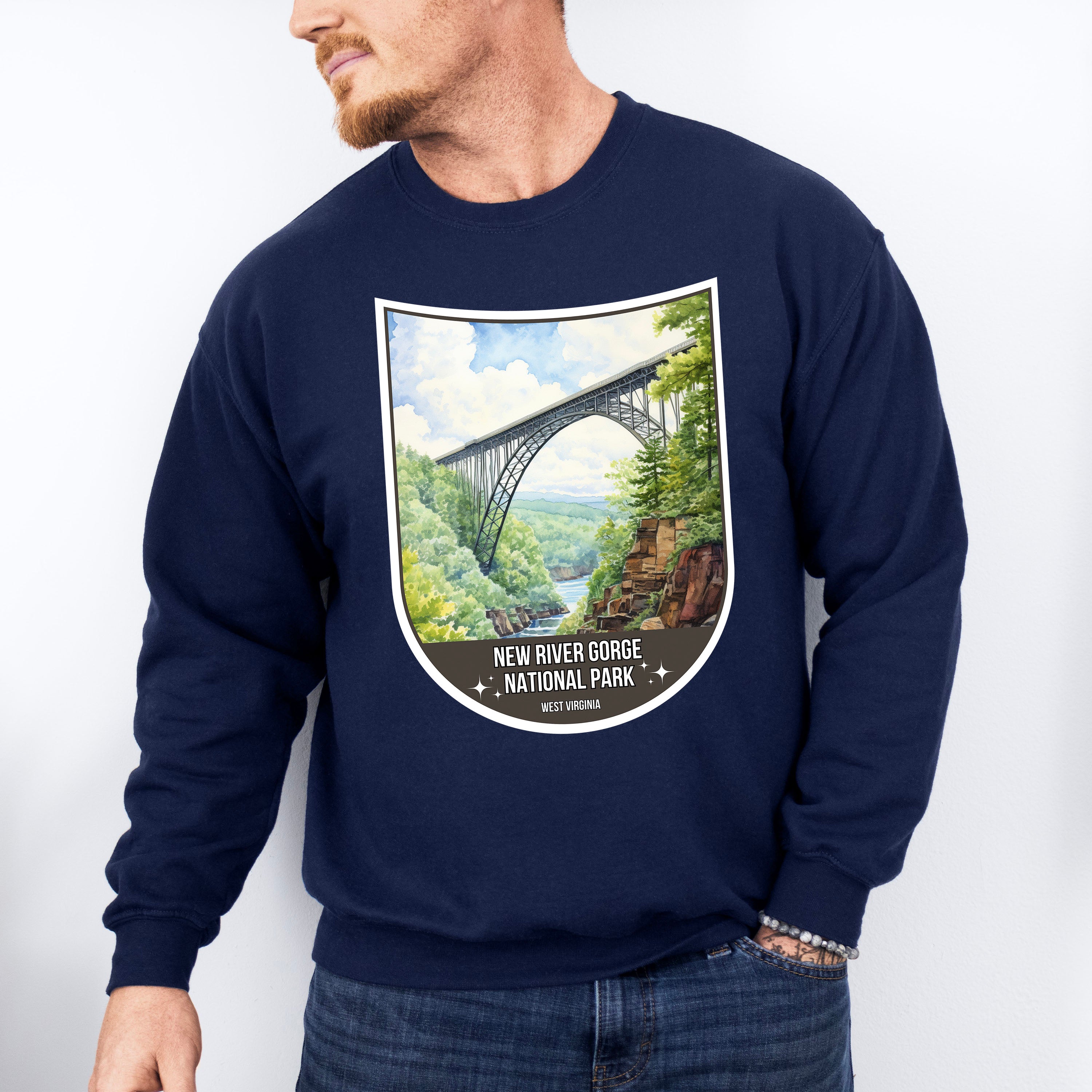 New River Gorge National Park West Virginia - National Parks Unisex Crewneck T-Shirt Sweatshirt Hoodie