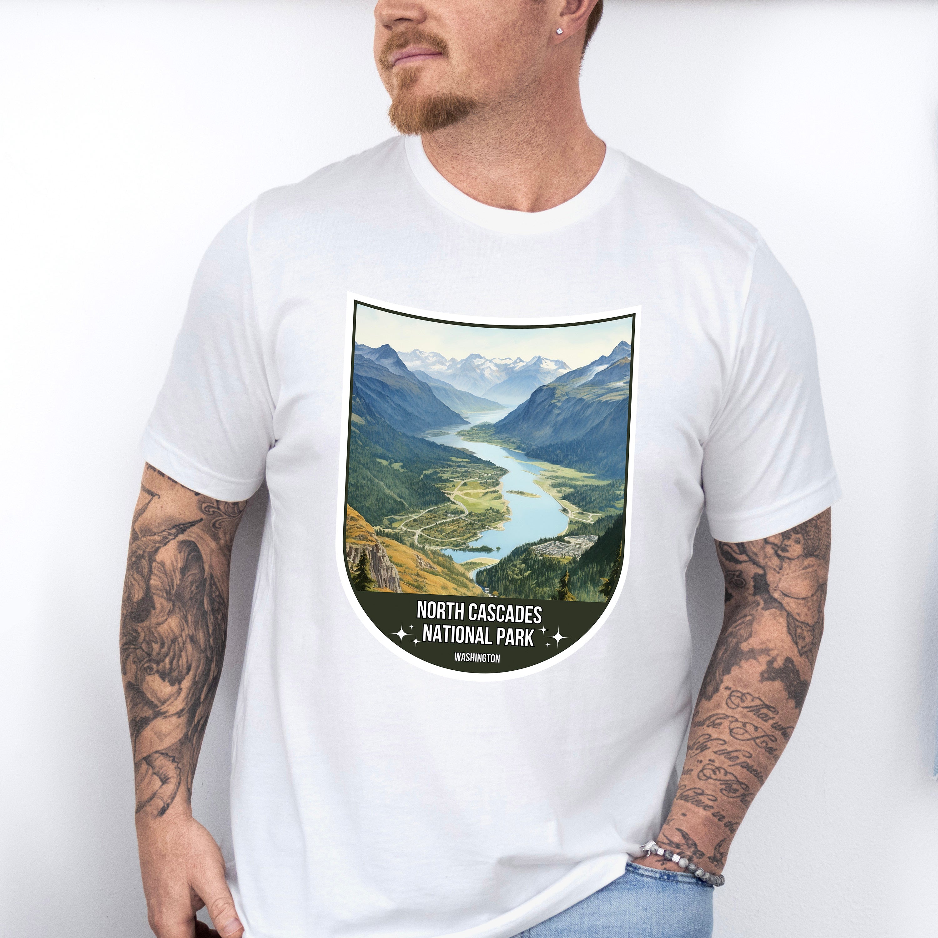 North Cascades National Park Washington - National Parks Unisex Crewneck T-Shirt Sweatshirt Hoodie