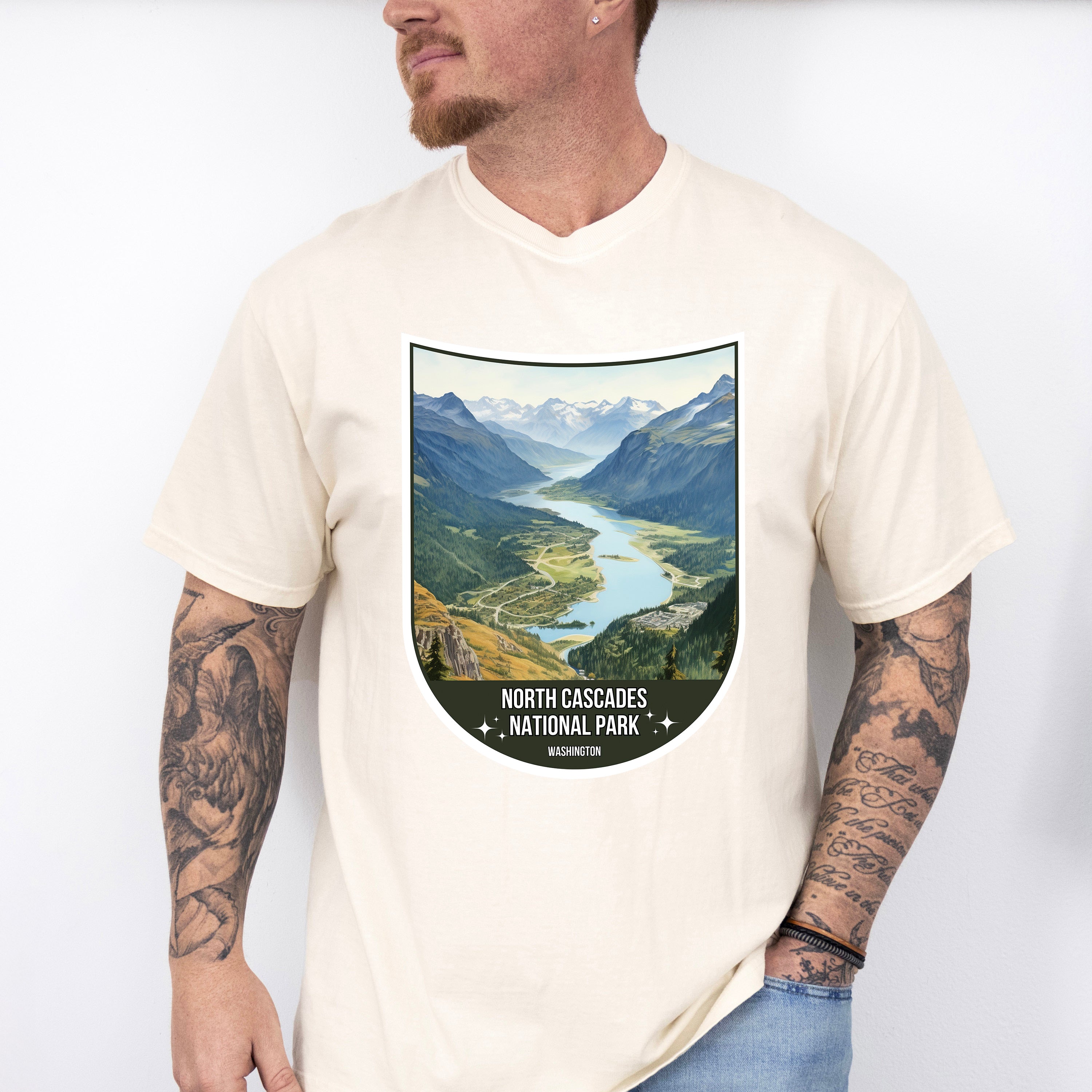 North Cascades National Park Washington - National Parks Unisex Crewneck T-Shirt Sweatshirt Hoodie