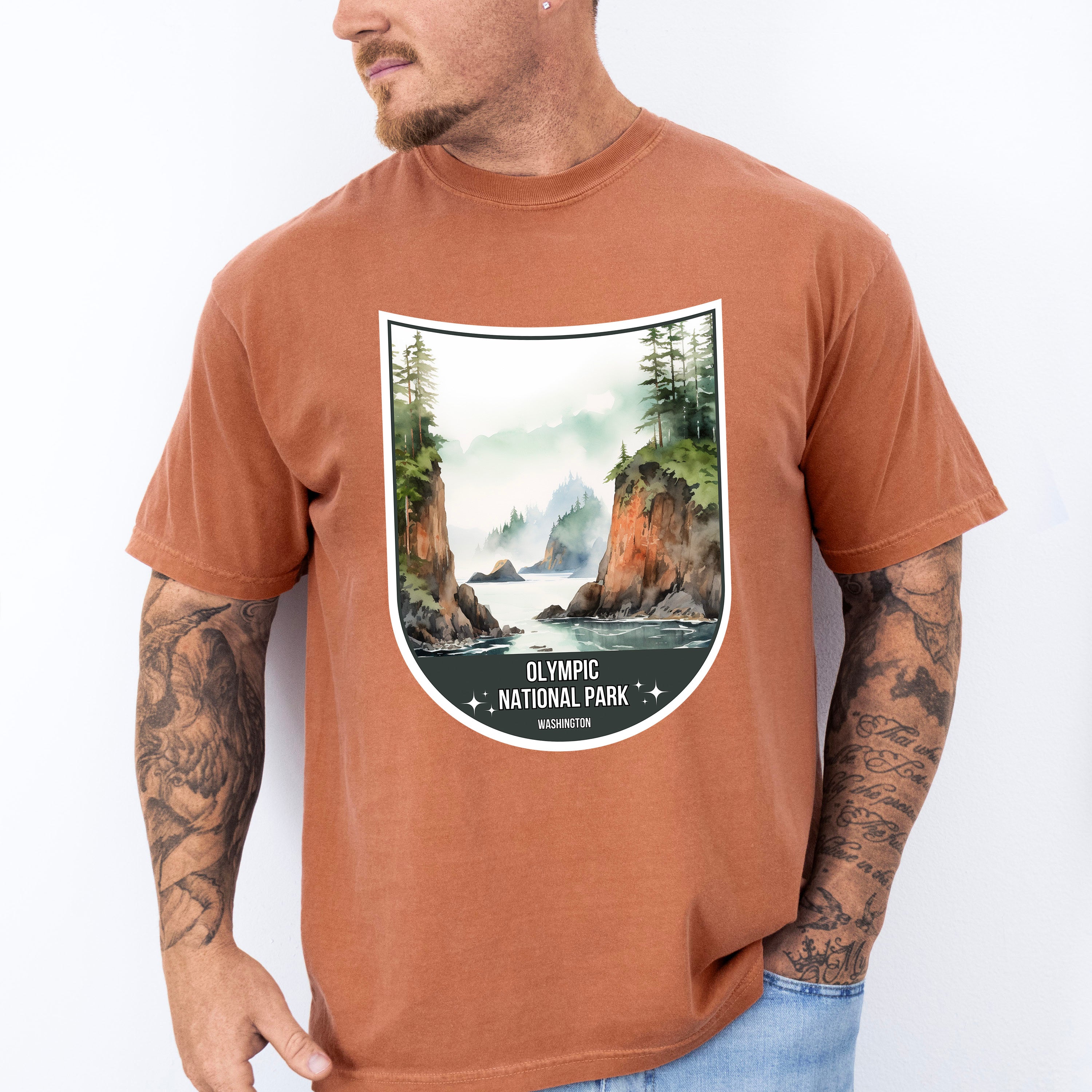 Olympic National Park Washington - National Parks Unisex Crewneck T-Shirt Sweatshirt Hoodie