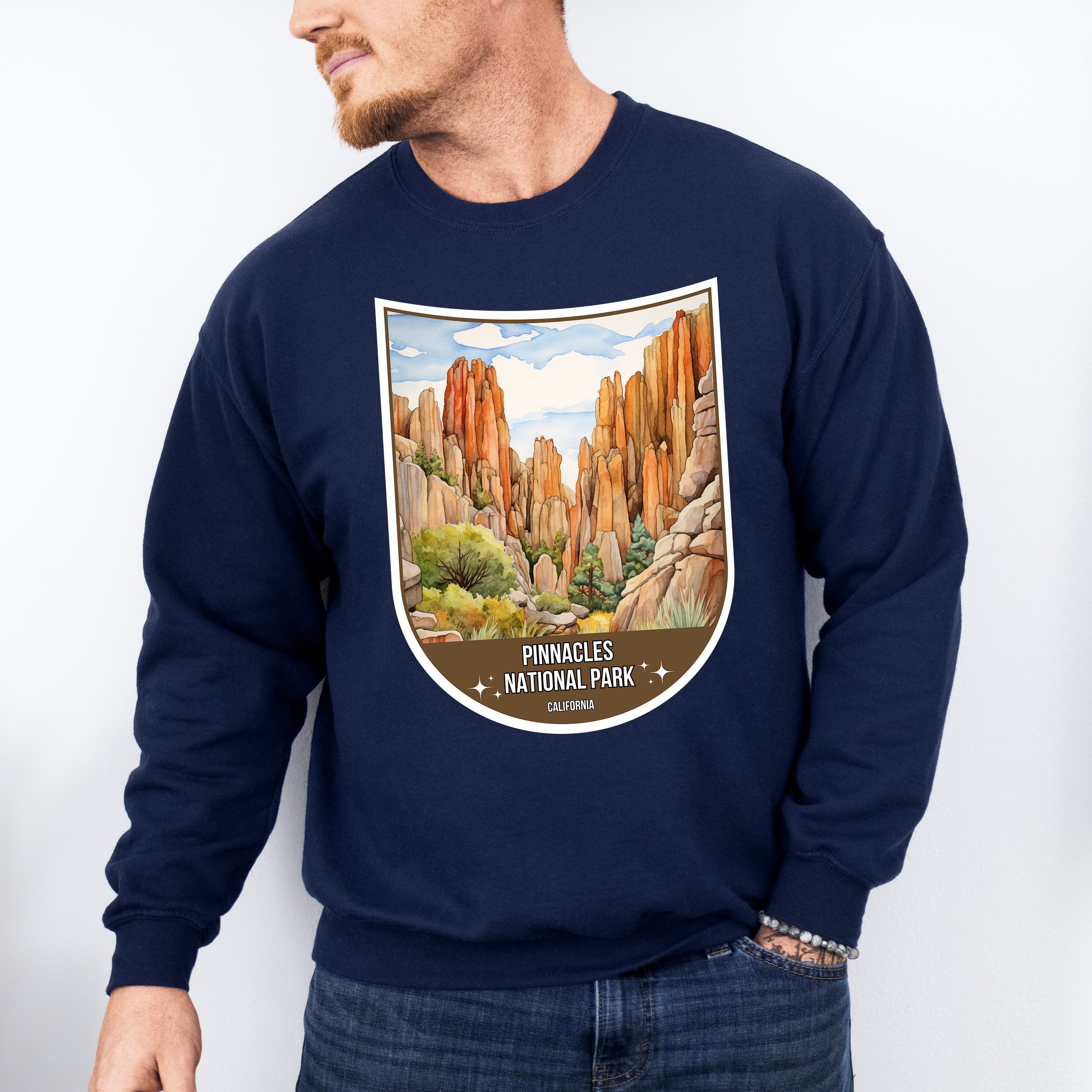 Pinnacles National Park California - National Parks Unisex Crewneck T-Shirt Sweatshirt Hoodie