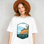 Acadia National Park Colorful Design - National Parks Unisex Crewneck T-Shirt Sweatshirt Hoodie