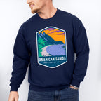 American Samoa National Park Colorful Design - National Parks Unisex Crewneck T-Shirt Sweatshirt Hoodie