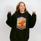 Badlands National Park Colorful Design - National Parks Unisex Crewneck T-Shirt Sweatshirt Hoodie