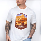 Badlands National Park Colorful Design - National Parks Unisex Crewneck T-Shirt Sweatshirt Hoodie