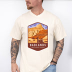 Badlands National Park Colorful Design - National Parks Unisex Crewneck T-Shirt Sweatshirt Hoodie