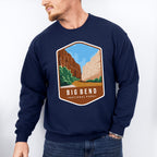 Big Bend National Park Colorful Design - National Parks Unisex Crewneck T-Shirt Sweatshirt Hoodie