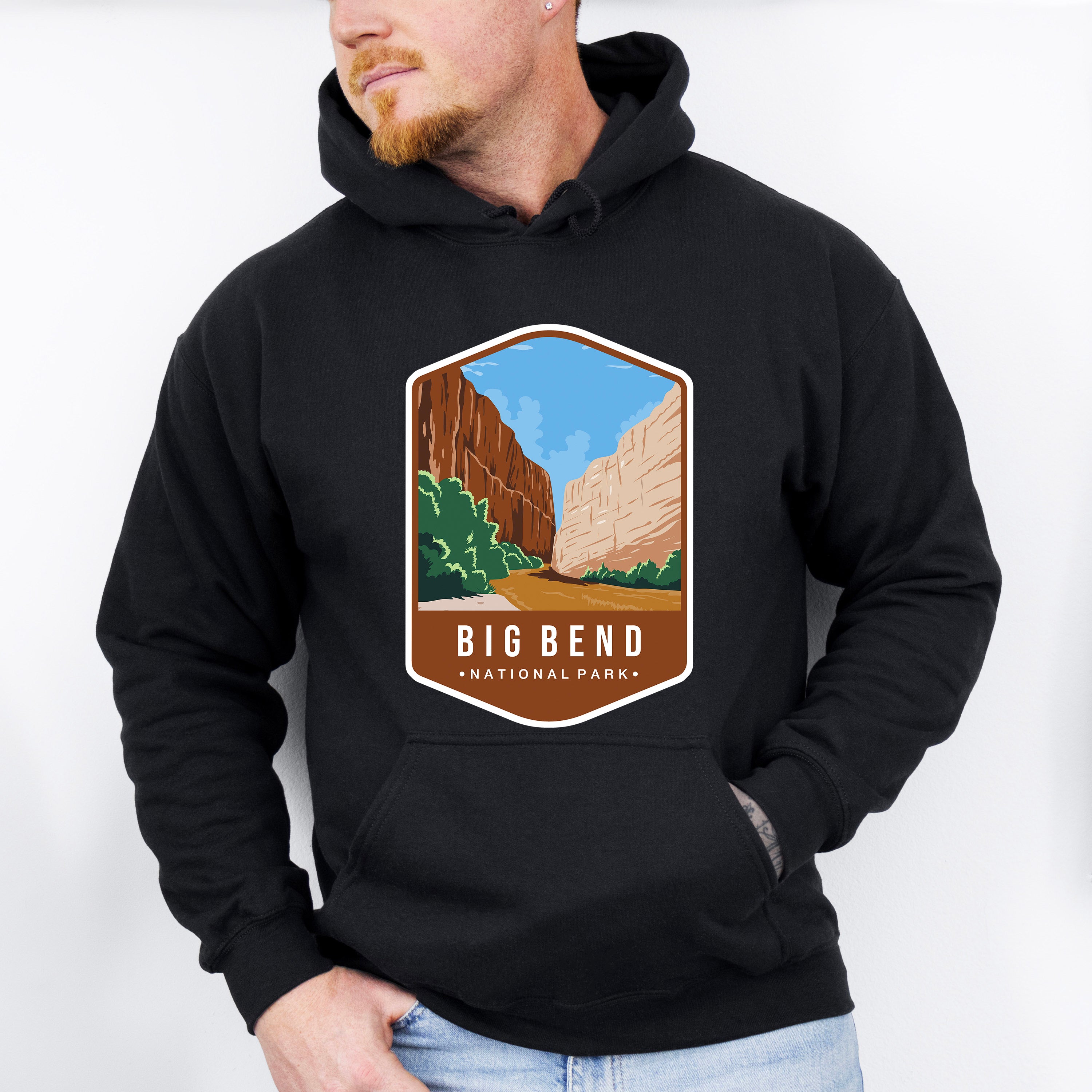 Big Bend National Park Colorful Design - National Parks Unisex Crewneck T-Shirt Sweatshirt Hoodie
