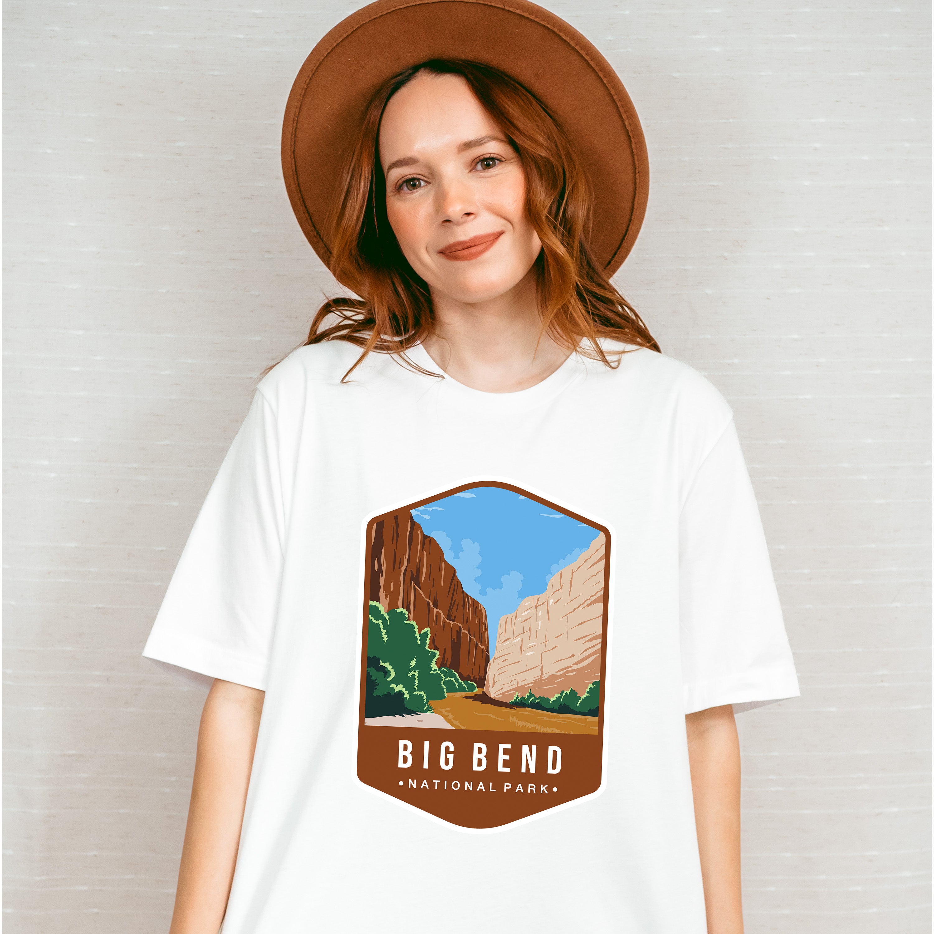 Big Bend National Park Colorful Design - National Parks Unisex Crewneck T-Shirt Sweatshirt Hoodie