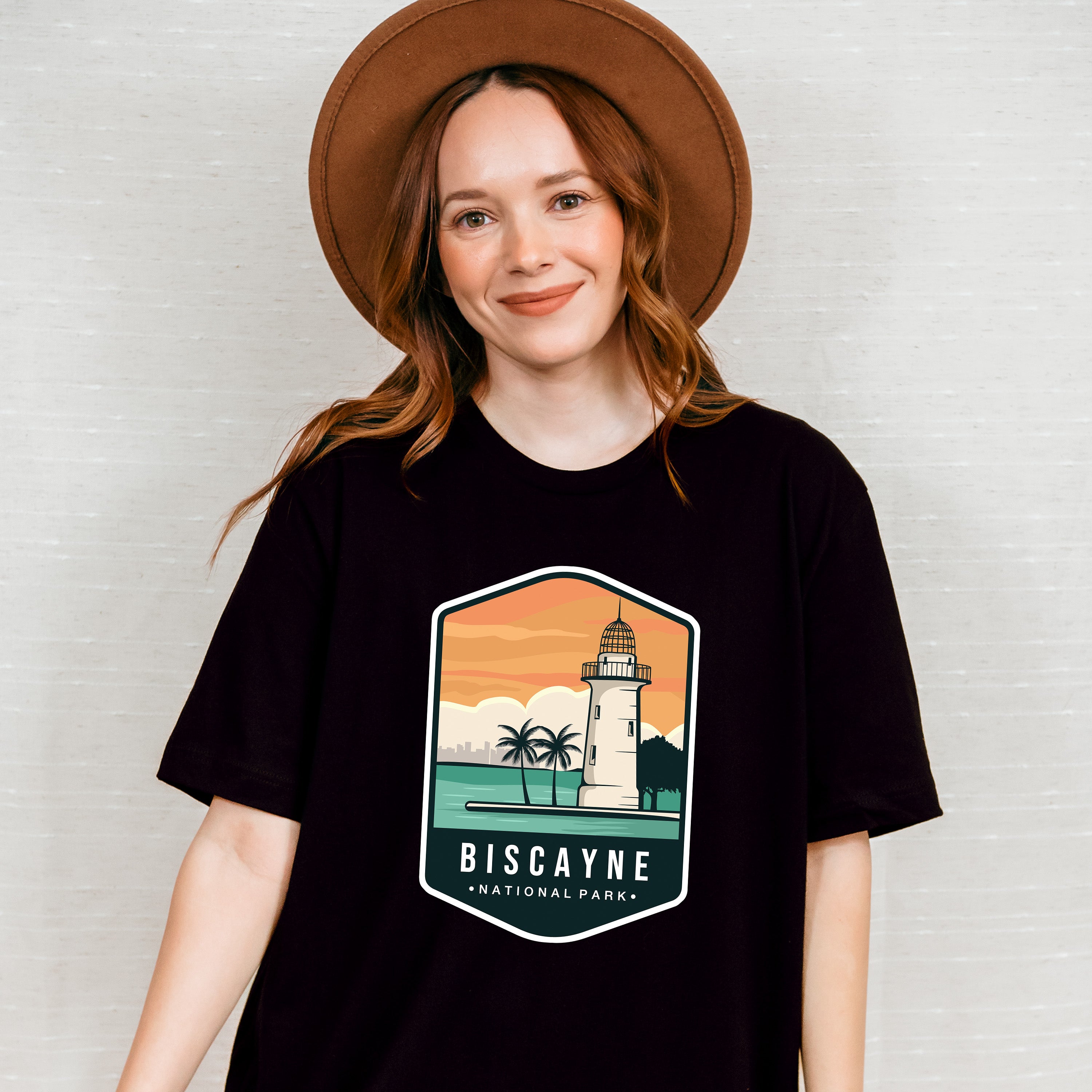 Biscayne National Park Colorful Design - National Parks Unisex Crewneck T-Shirt Sweatshirt Hoodie