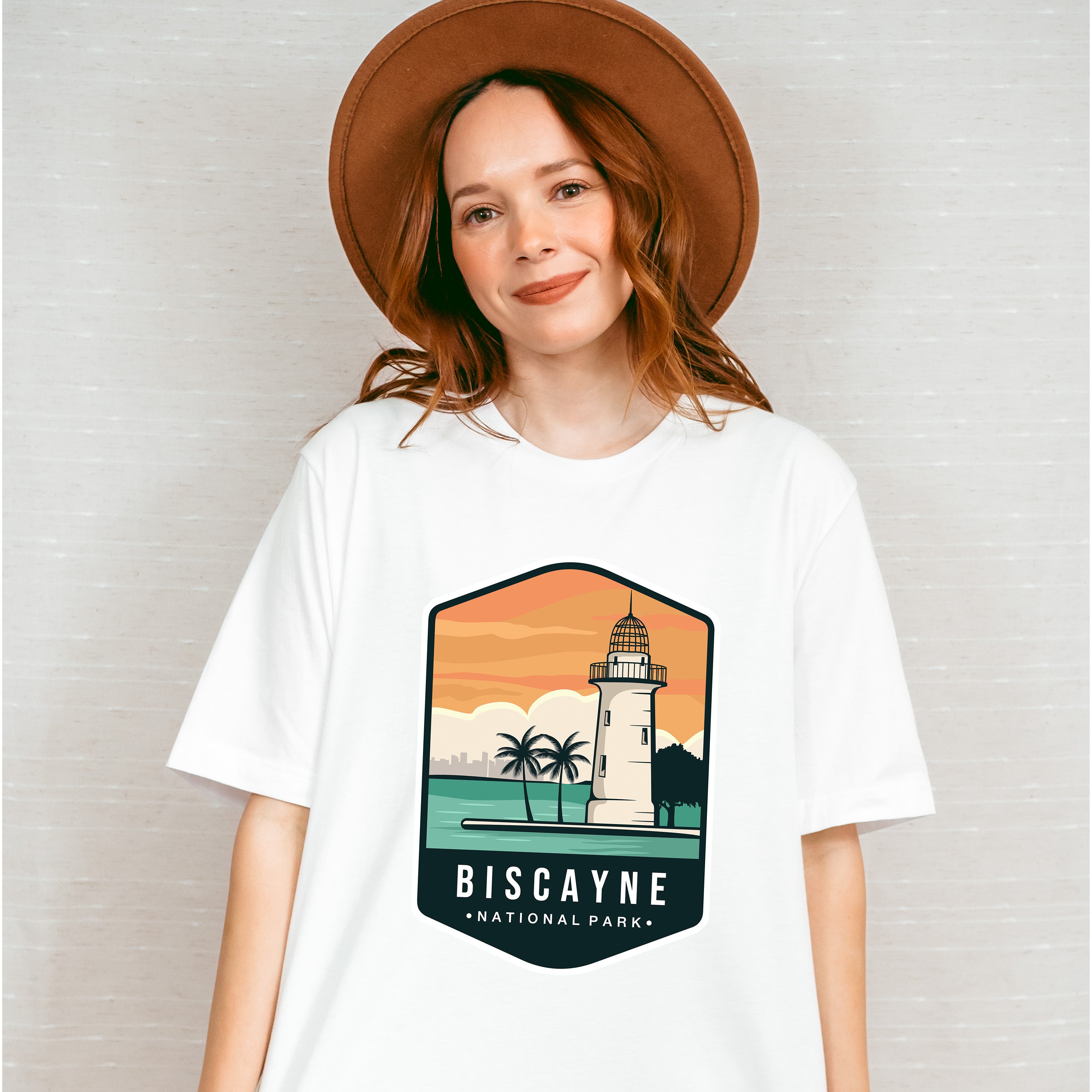 Biscayne National Park Colorful Design - National Parks Unisex Crewneck T-Shirt Sweatshirt Hoodie