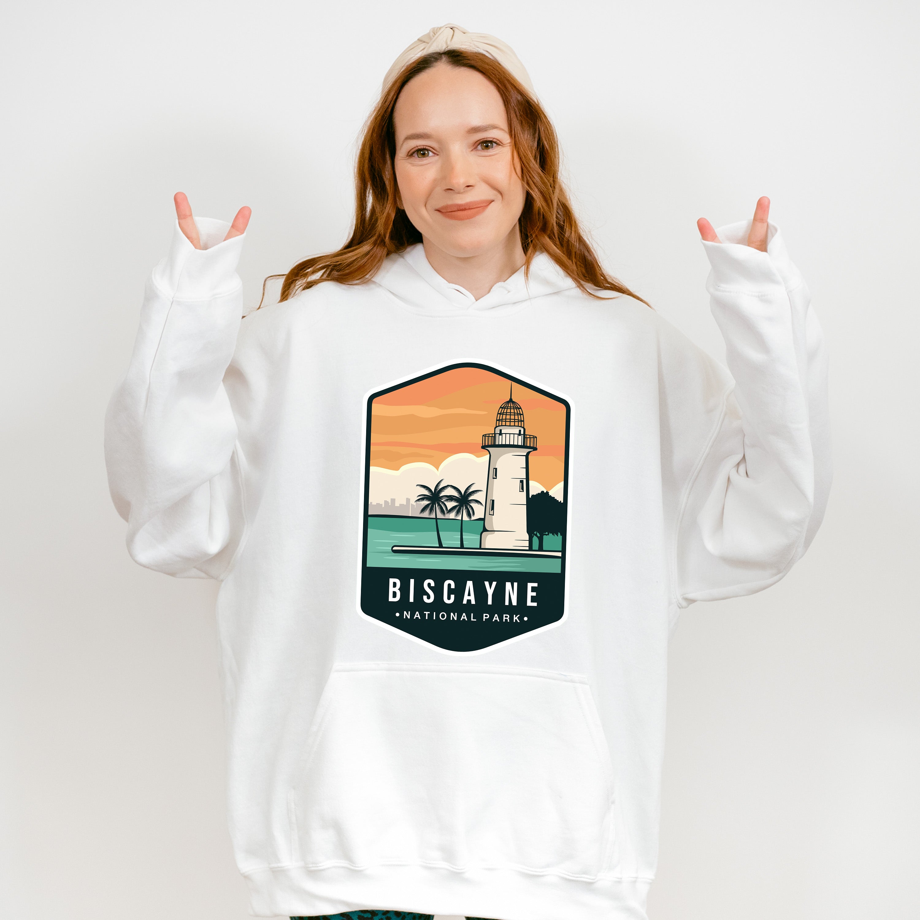 Biscayne National Park Colorful Design - National Parks Unisex Crewneck T-Shirt Sweatshirt Hoodie