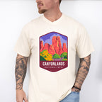 Canyonlands National Park Colorful Design - National Parks Unisex Crewneck T-Shirt Sweatshirt Hoodie