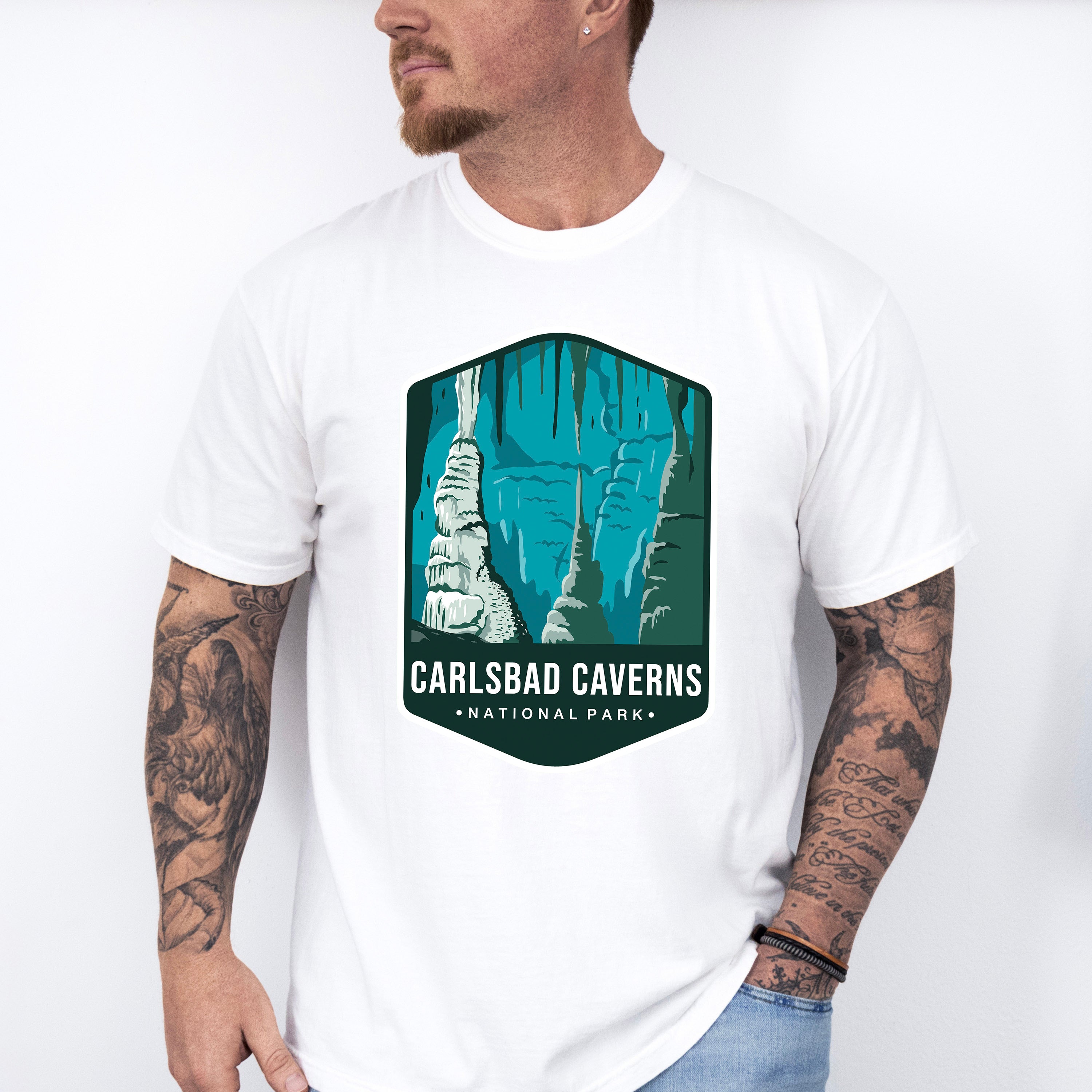 Carlsbad Caverns National Park Colorful Design - National Parks Unisex Crewneck T-Shirt Sweatshirt Hoodie