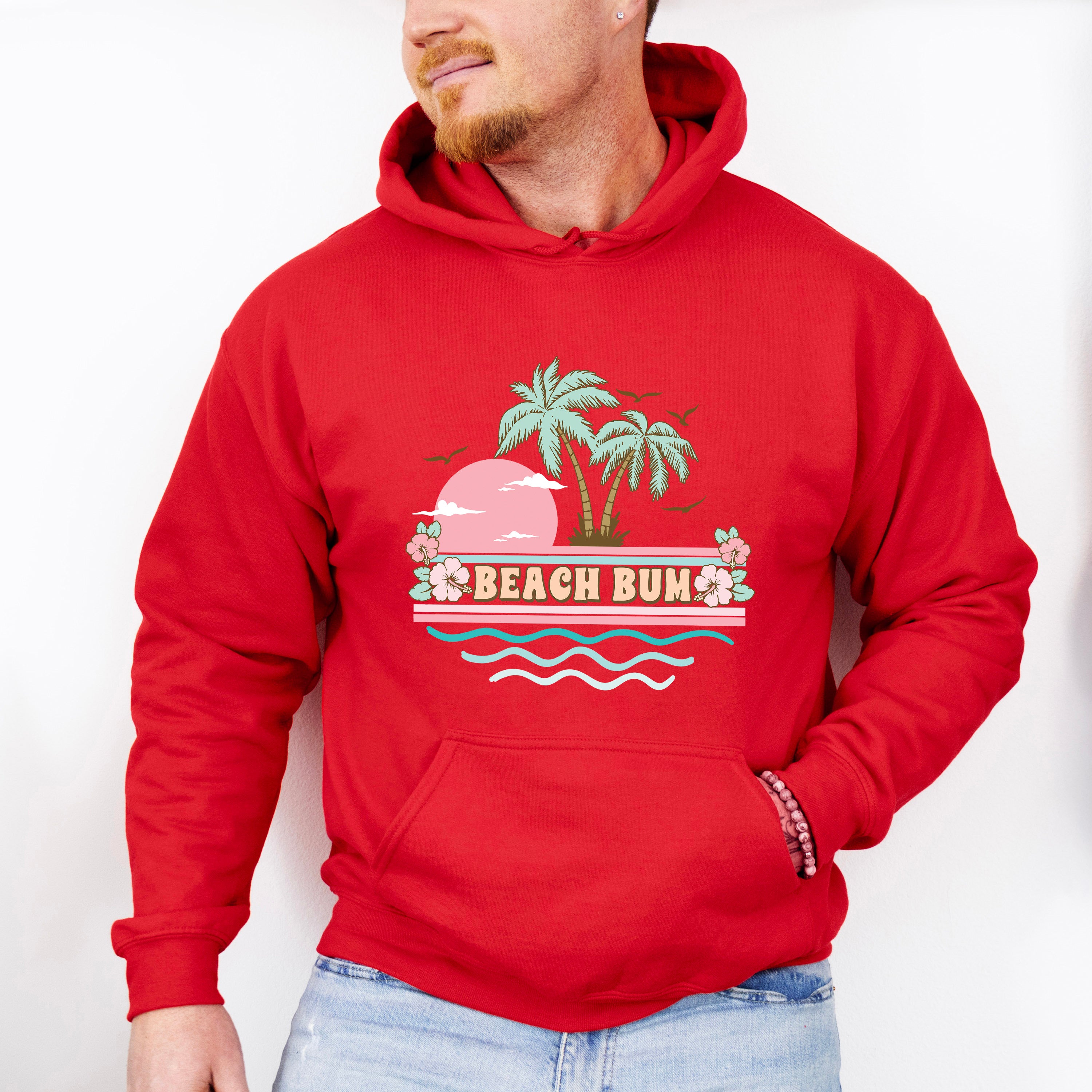 Beach Bum Design - Summer Theme Unisex Crewneck T-Shirt Sweatshirt Hoodie