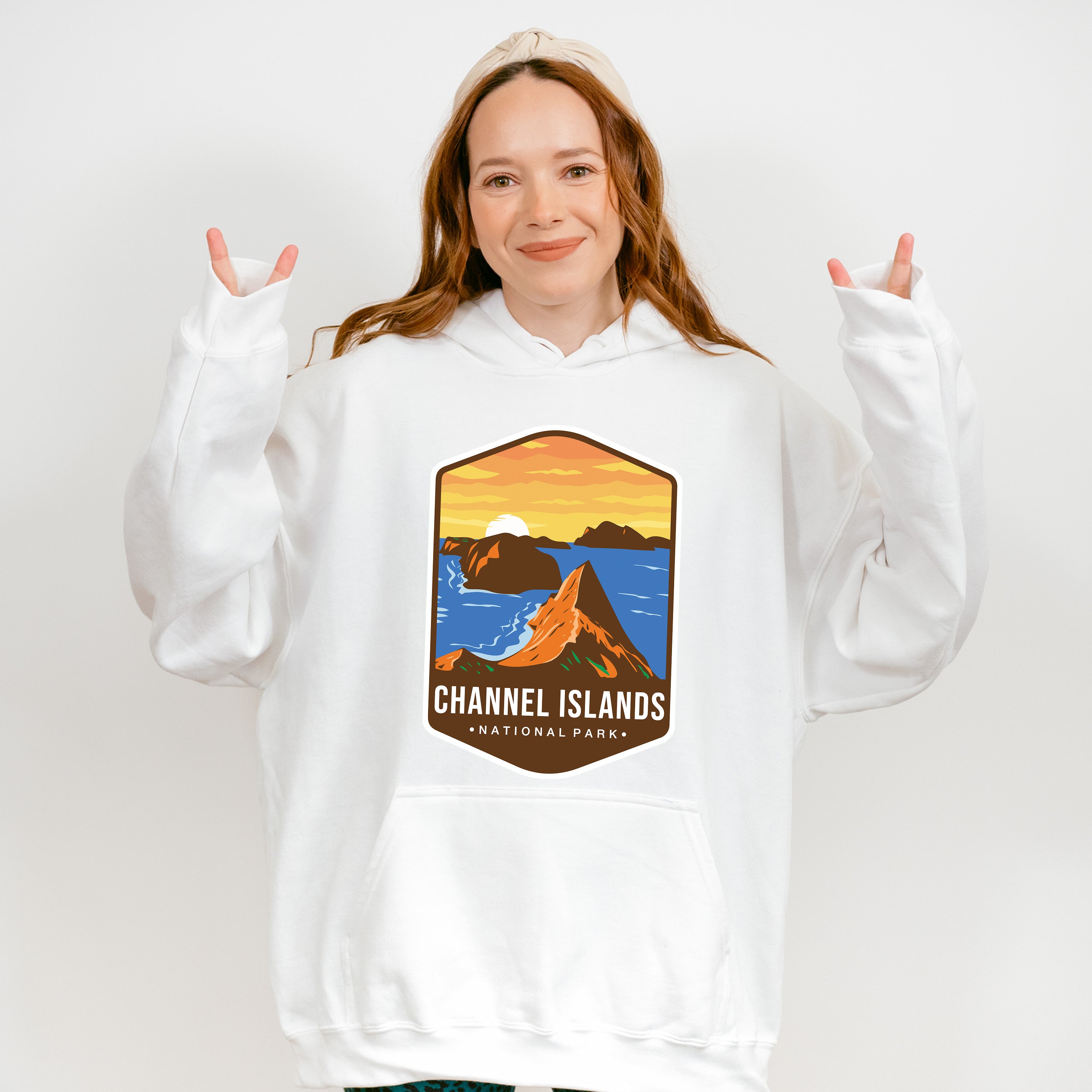 Channel Islands National Park Colorful Design - National Parks Unisex Crewneck T-Shirt Sweatshirt Hoodie