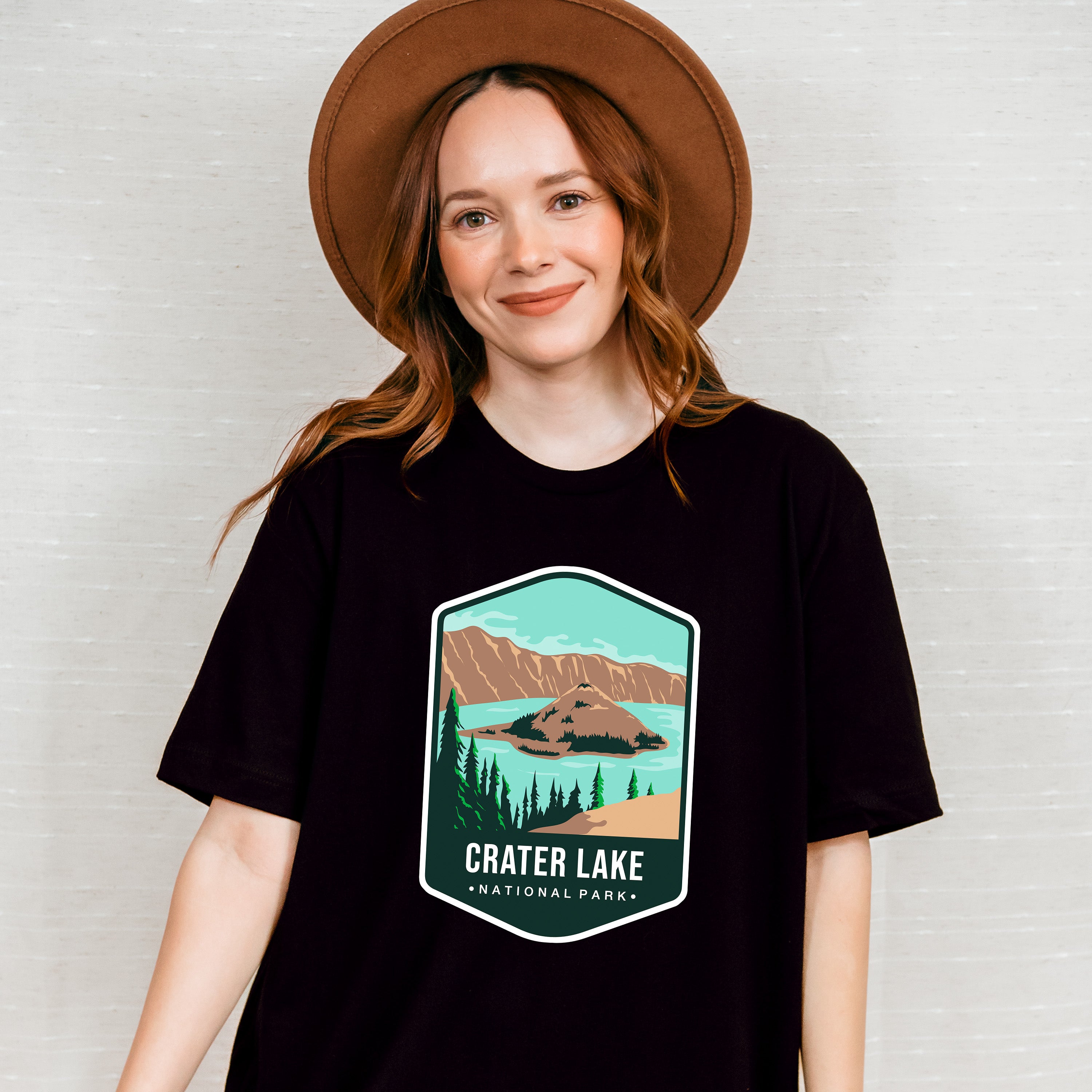 Crater Lake National Park Colorful Design - National Parks Unisex Crewneck T-Shirt Sweatshirt Hoodie