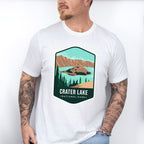 Crater Lake National Park Colorful Design - National Parks Unisex Crewneck T-Shirt Sweatshirt Hoodie
