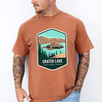 Crater Lake National Park Colorful Design - National Parks Unisex Crewneck T-Shirt Sweatshirt Hoodie