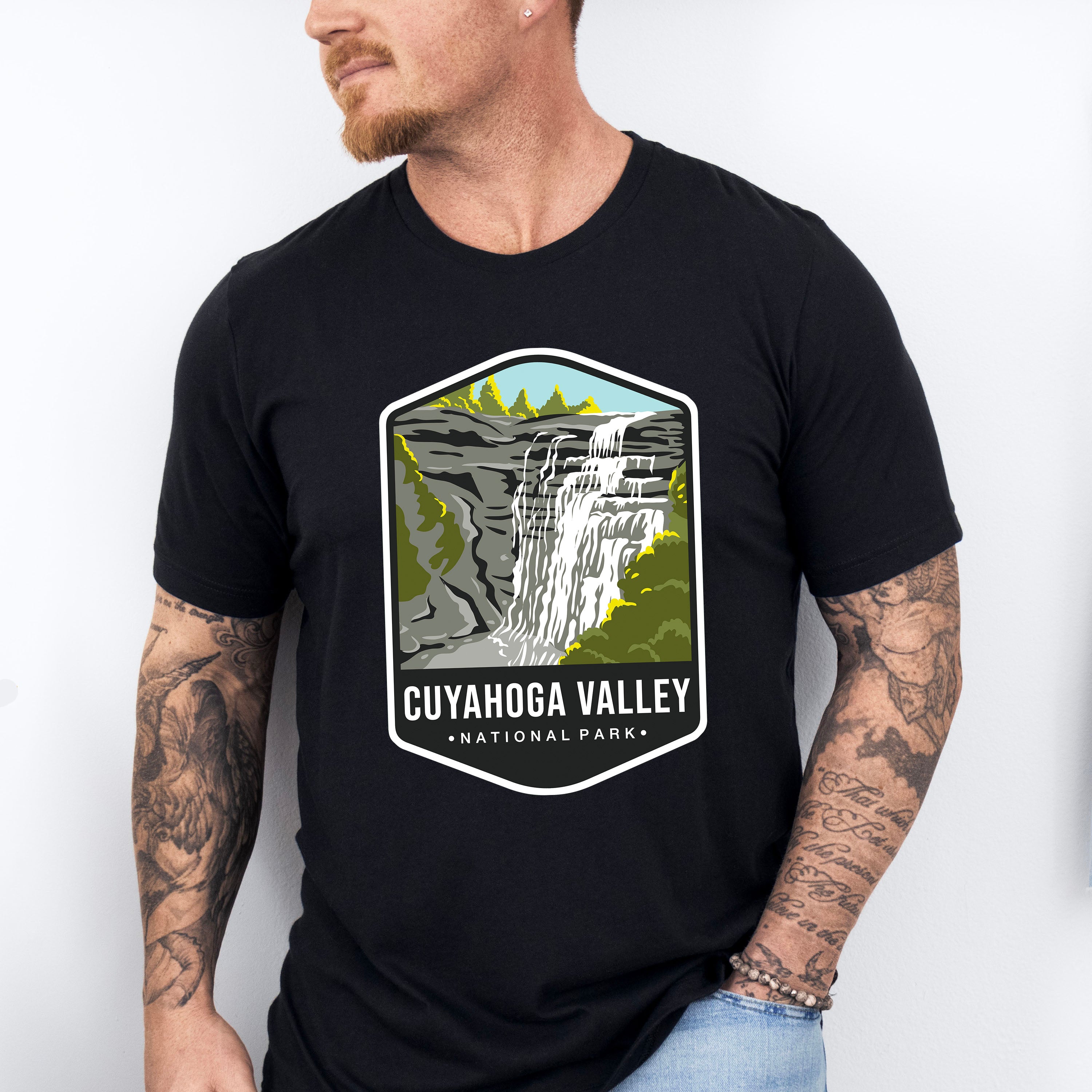 Cuyahoga Valley National Park Colorful Design - National Parks Unisex Crewneck T-Shirt Sweatshirt Hoodie