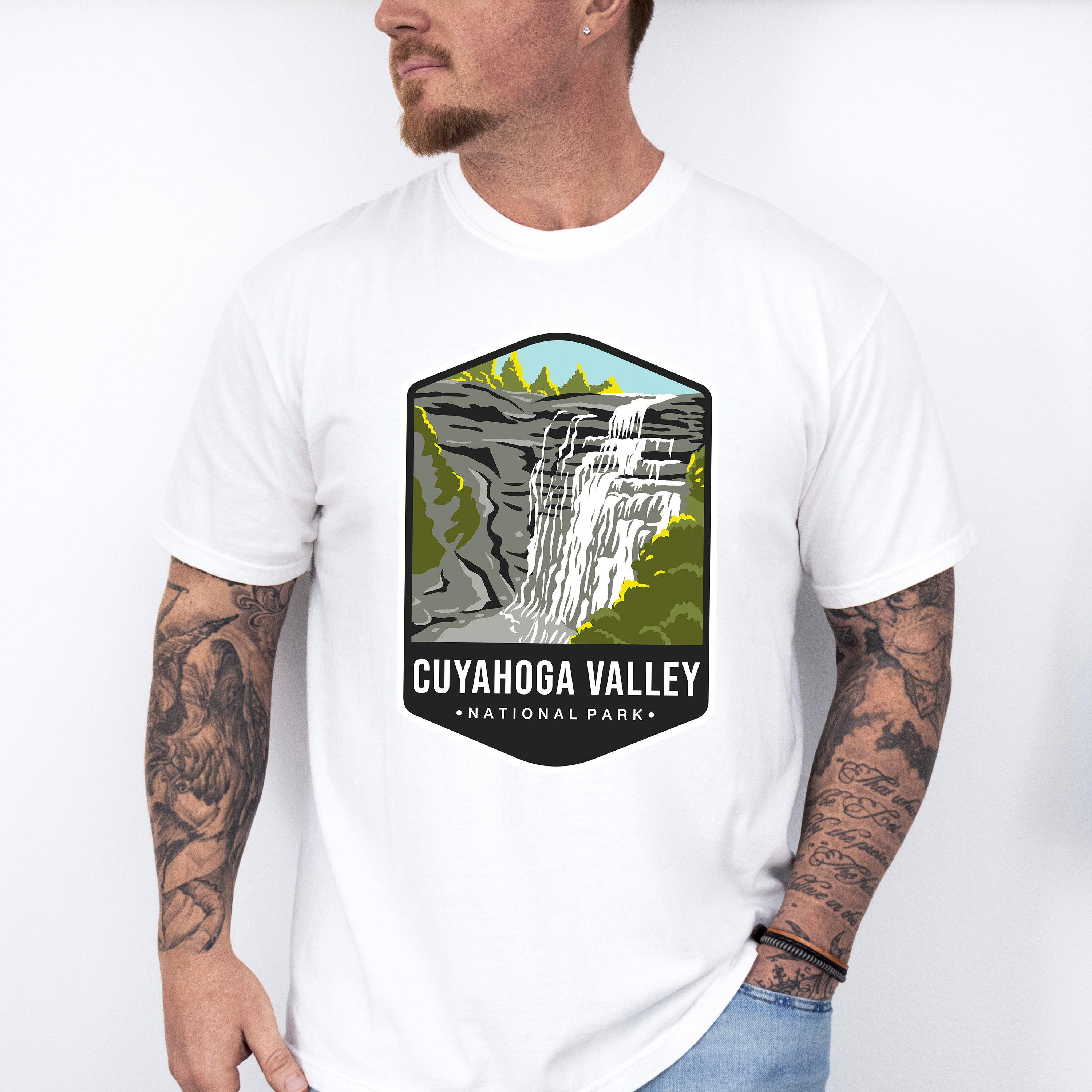 Cuyahoga Valley National Park Colorful Design - National Parks Unisex Crewneck T-Shirt Sweatshirt Hoodie