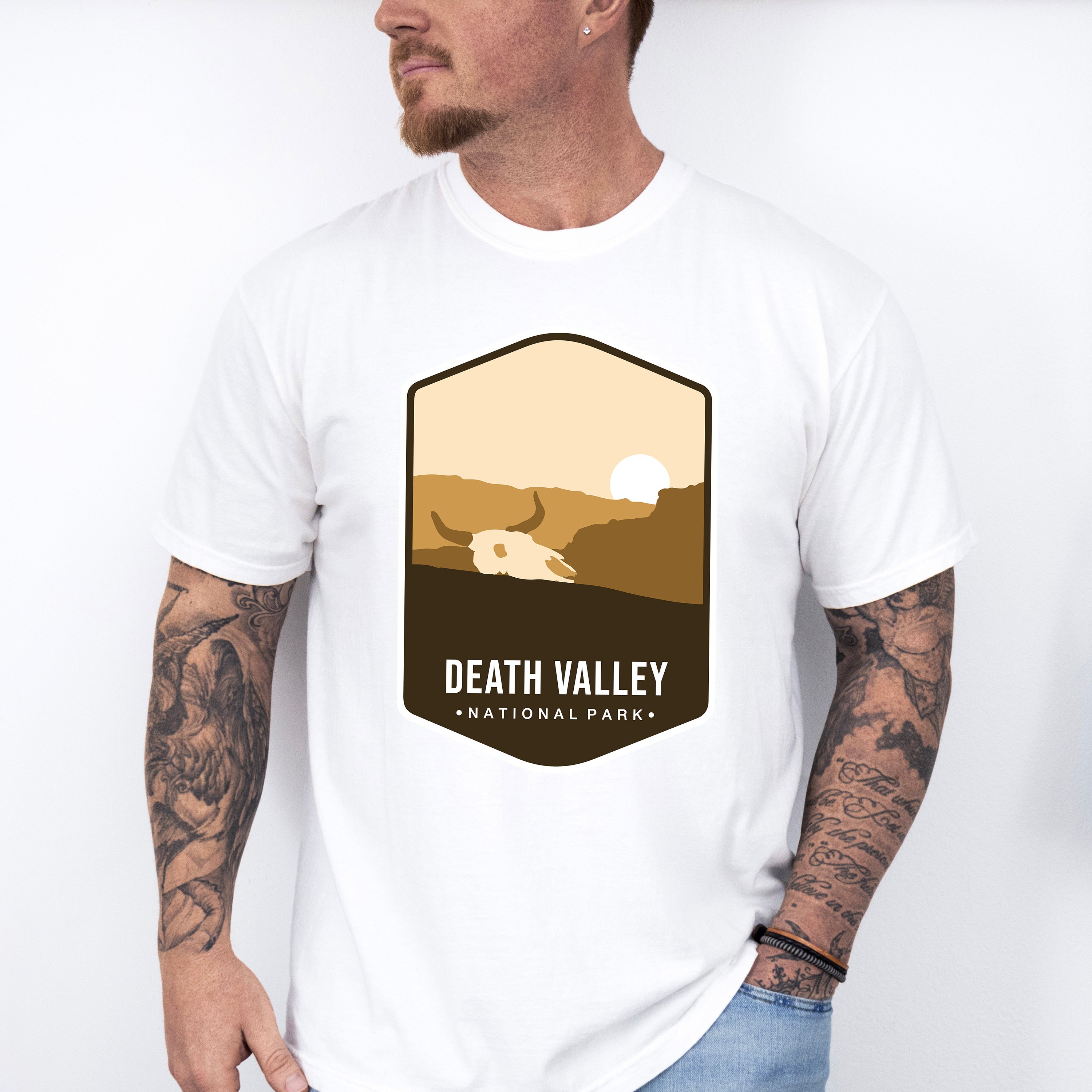 Death Valley National Park Colorful Design - National Parks Unisex Crewneck T-Shirt Sweatshirt Hoodie