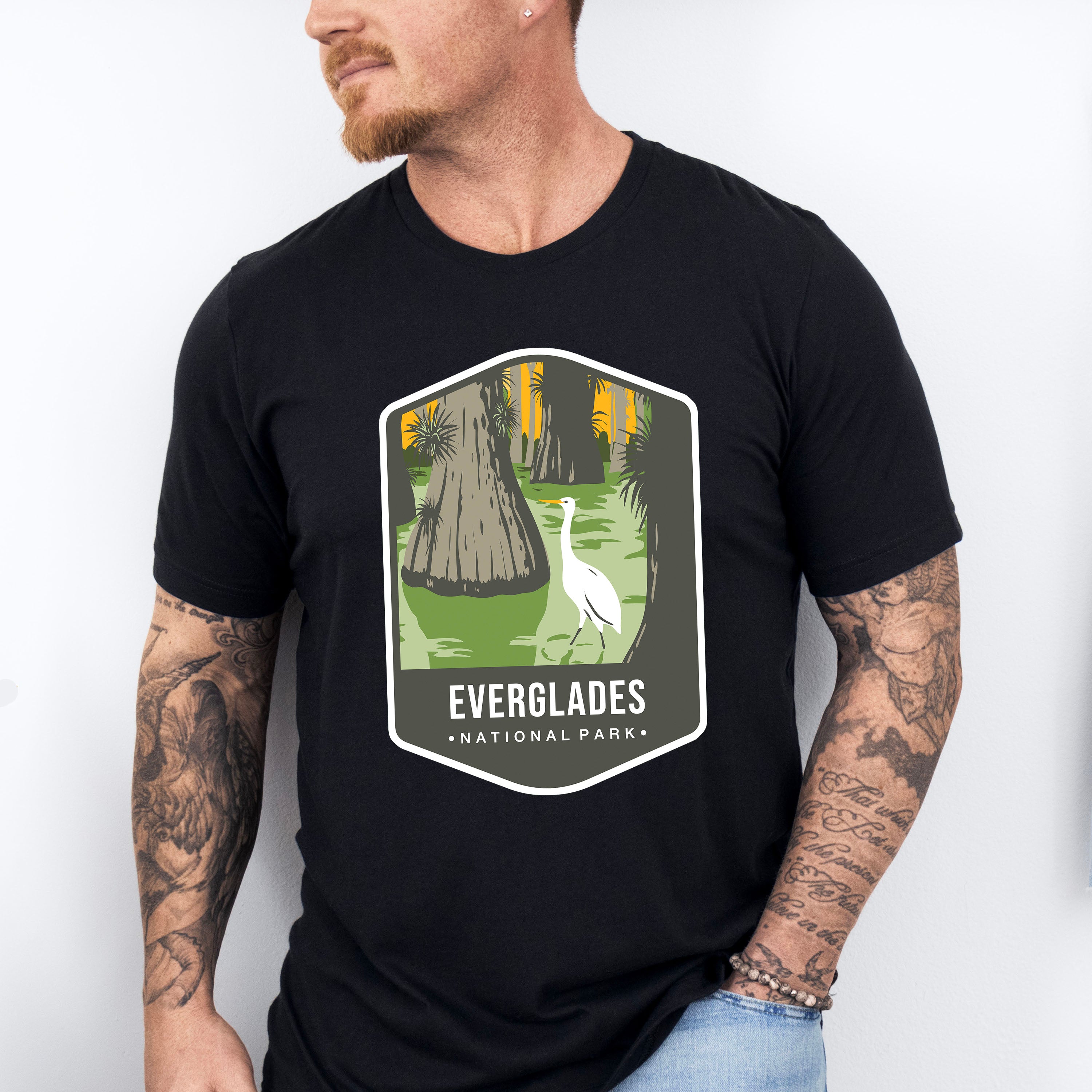 Everglades National Park Colorful Design - National Parks Unisex Crewneck T-Shirt Sweatshirt Hoodie