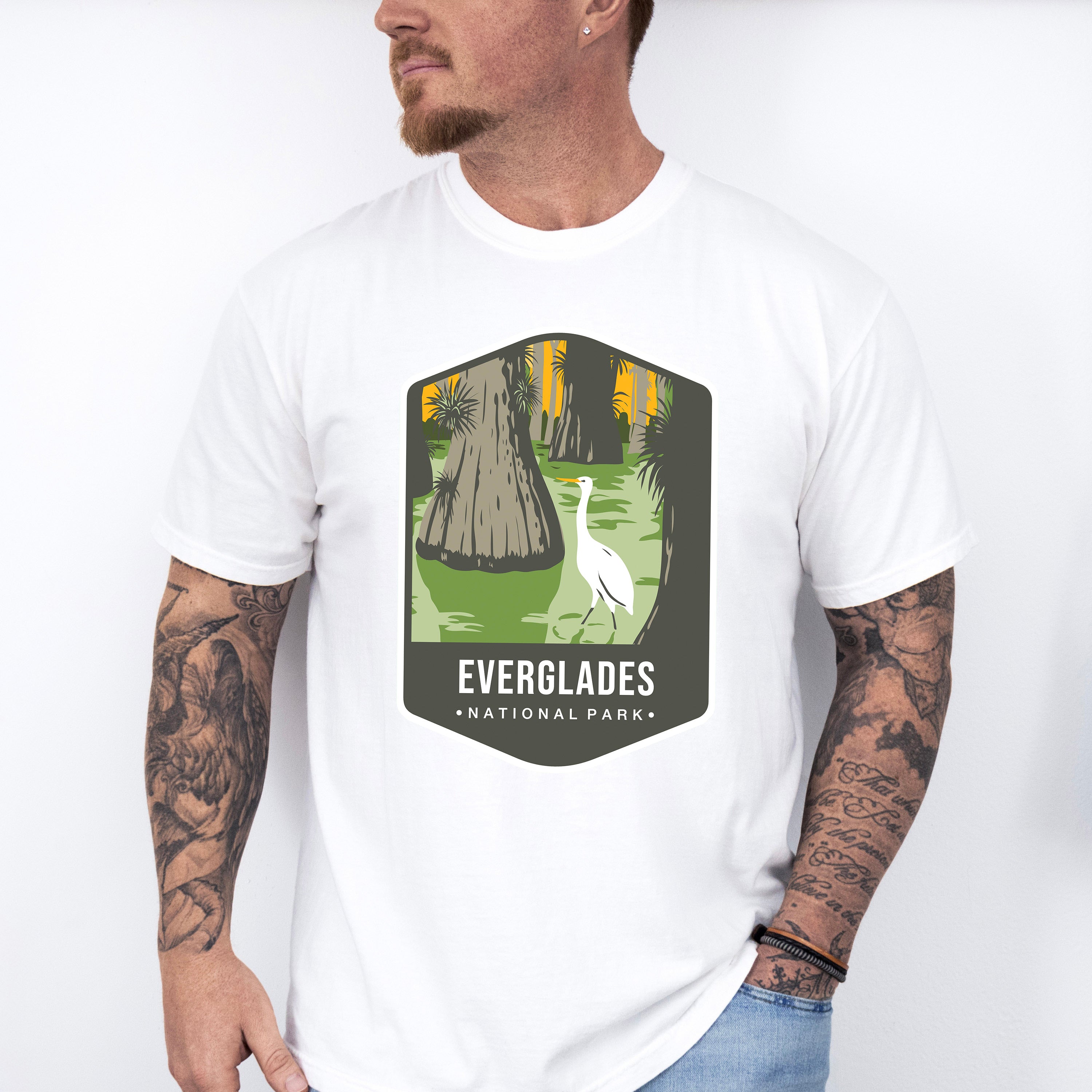 Everglades National Park Colorful Design - National Parks Unisex Crewneck T-Shirt Sweatshirt Hoodie