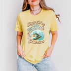 High Tides Good Vibes Design - Summer Theme Unisex Crewneck T-Shirt Sweatshirt Hoodie
