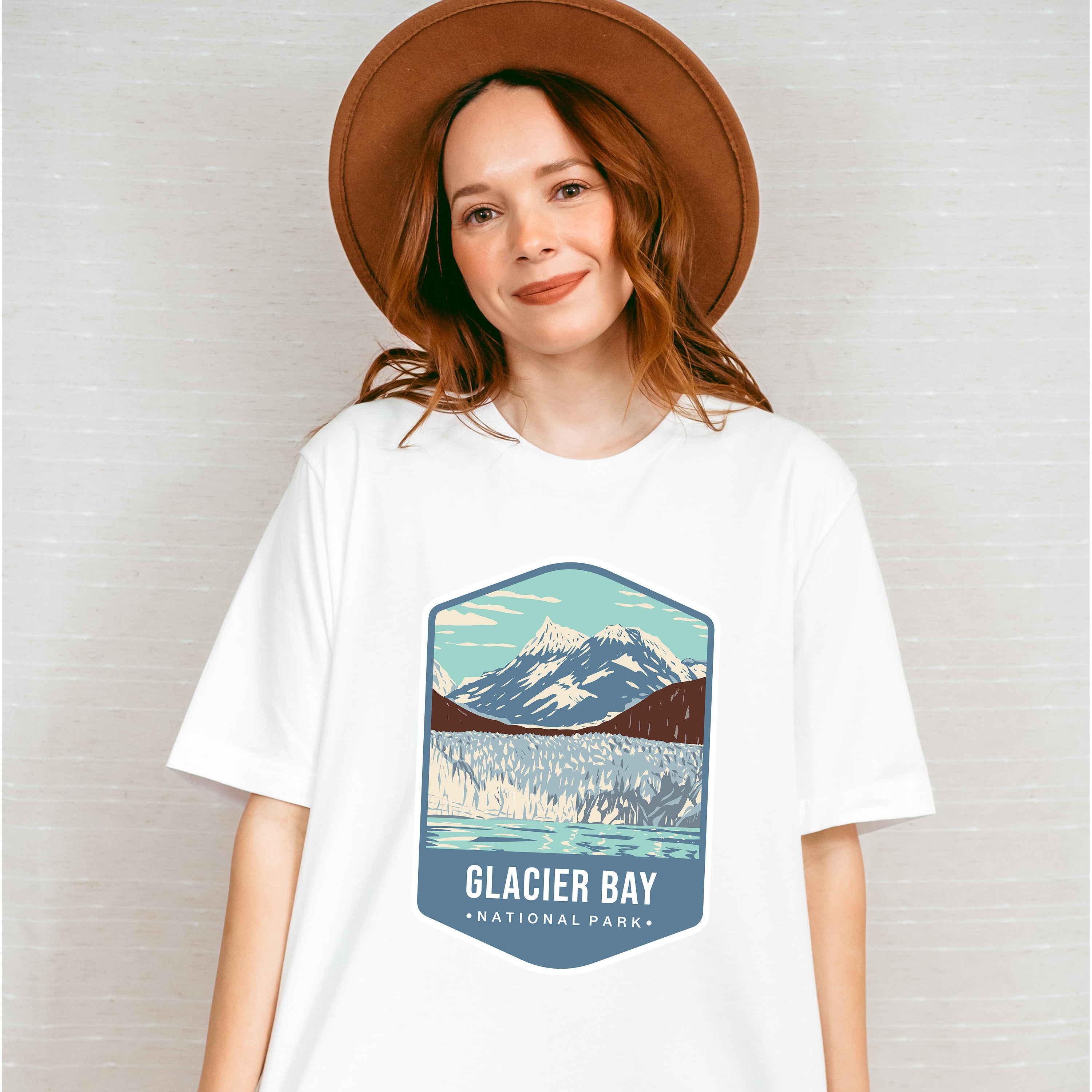 Glacier Bay National Park Colorful Design - National Parks Unisex Crewneck T-Shirt Sweatshirt Hoodie