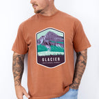 Glacier National Park Colorful Design - National Parks Unisex Crewneck T-Shirt Sweatshirt Hoodie