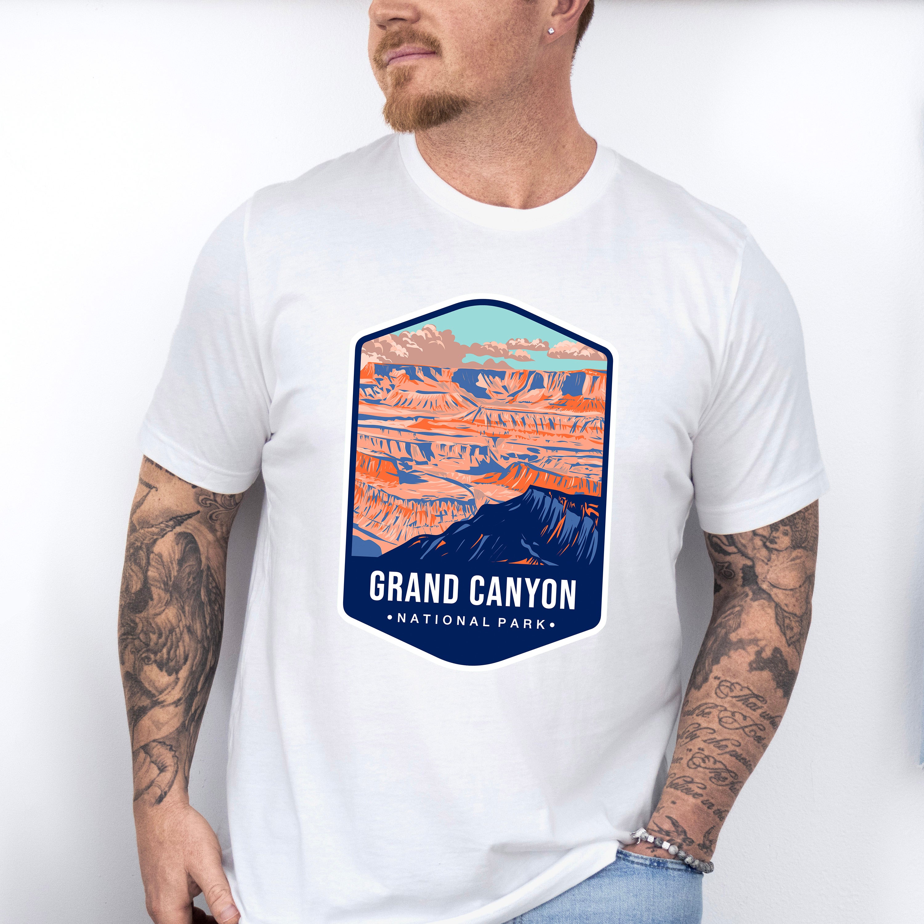 Grand Canyon National Park Colorful Design - National Parks Unisex Crewneck T-Shirt Sweatshirt Hoodie