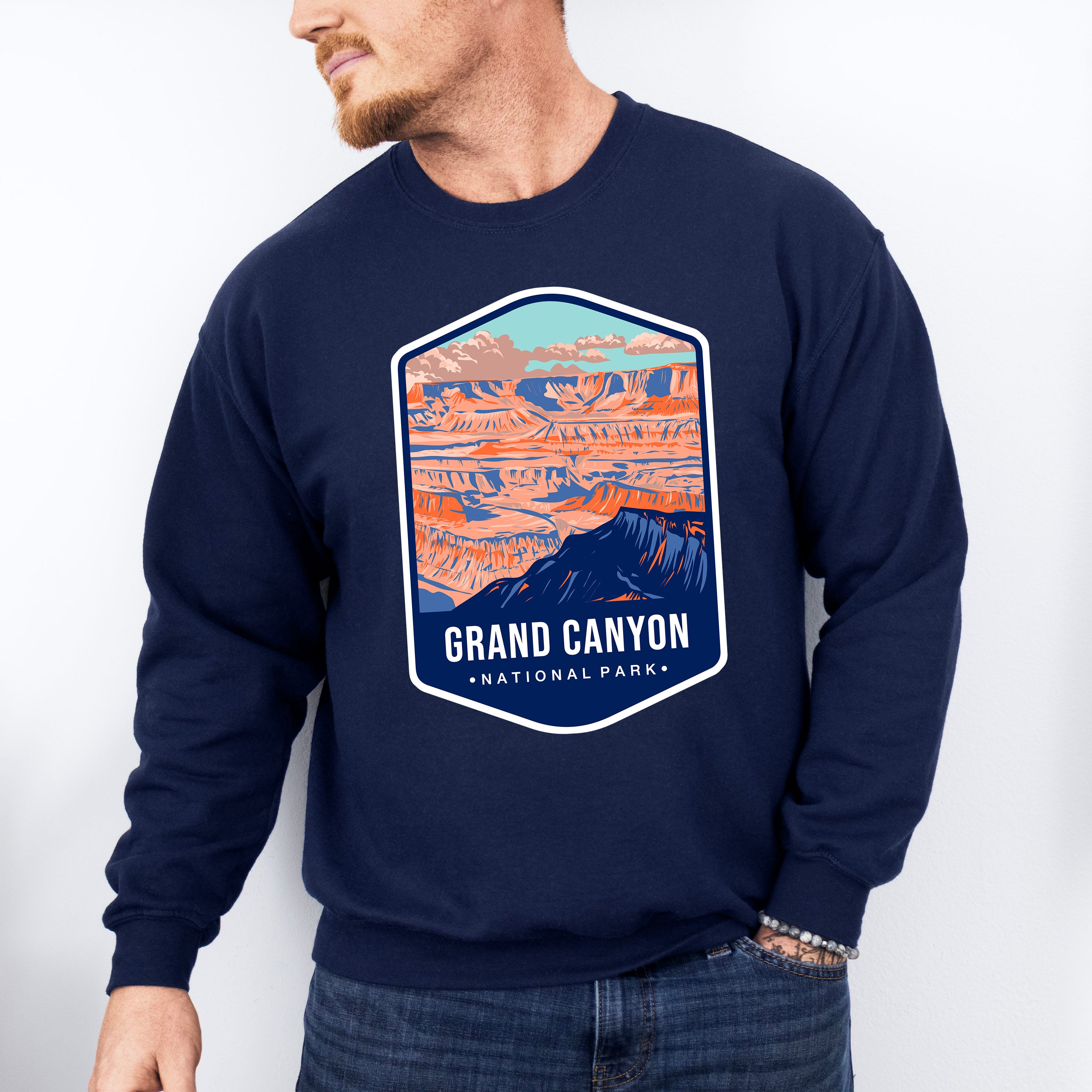 Grand Canyon National Park Colorful Design - National Parks Unisex Crewneck T-Shirt Sweatshirt Hoodie