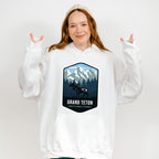 Grand Teton National Park Colorful Design - National Parks Unisex Crewneck T-Shirt Sweatshirt Hoodie