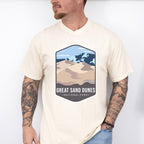 Great Sand Dunes National Park Colorful Design - National Parks Unisex Crewneck T-Shirt Sweatshirt Hoodie