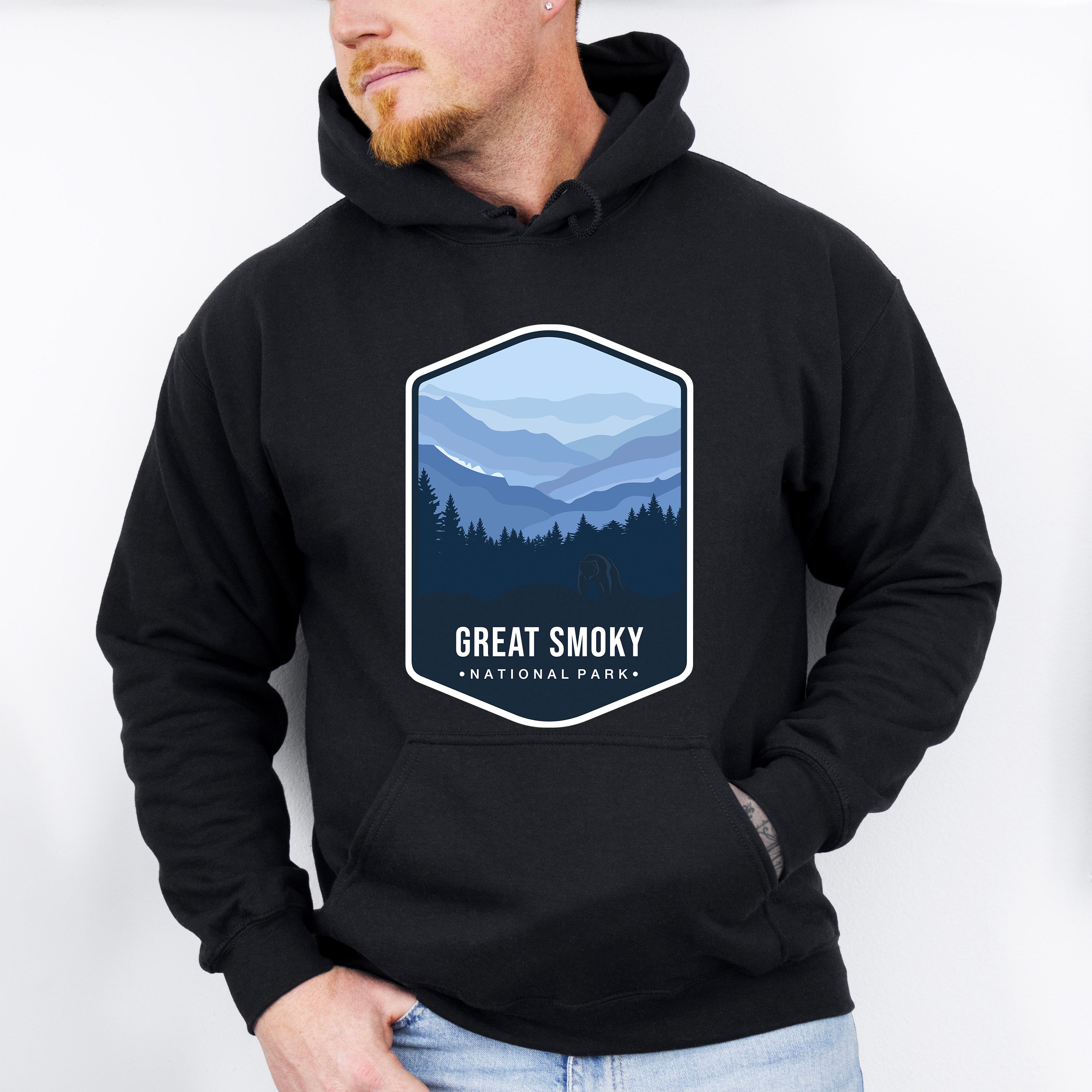 Great Smoky National Park Colorful Design - National Parks Unisex Crewneck T-Shirt Sweatshirt Hoodie
