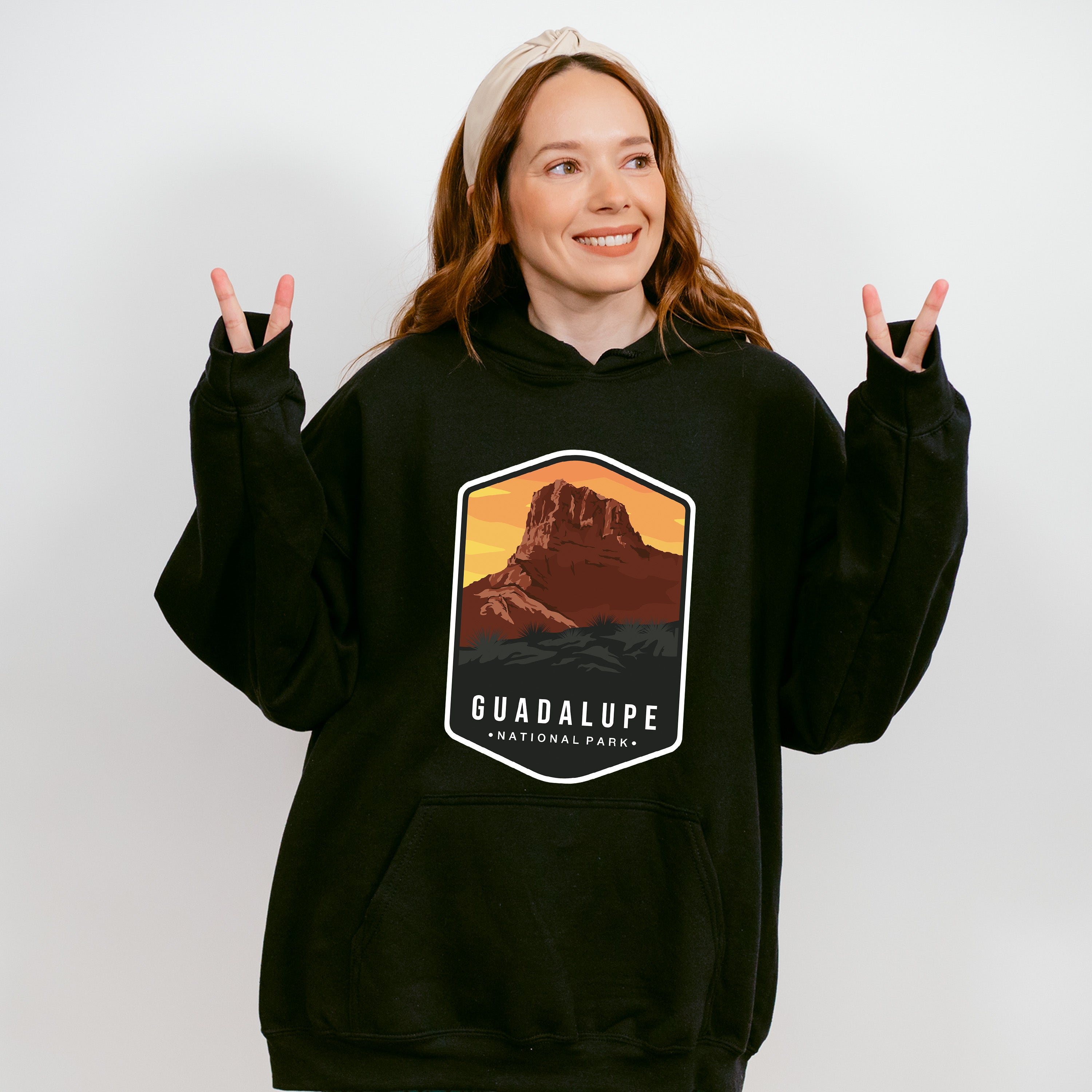 Guadalupe National Park Colorful Design - National Parks Unisex Crewneck T-Shirt Sweatshirt Hoodie