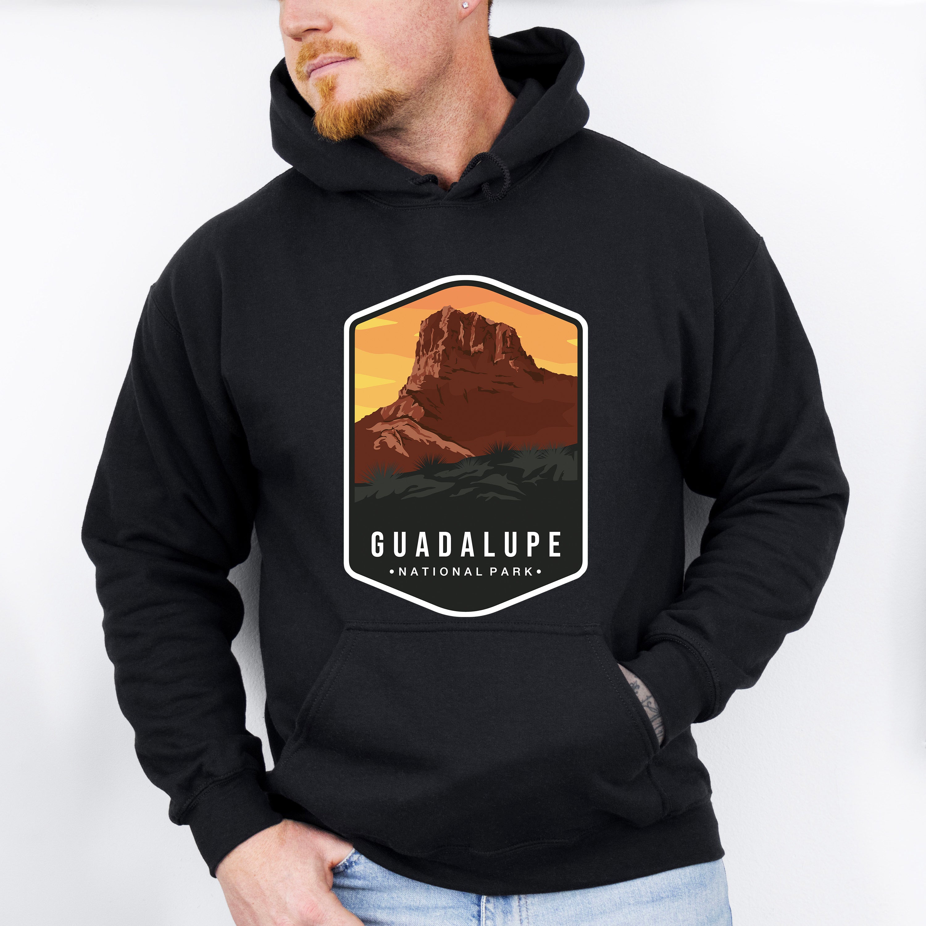 Guadalupe National Park Colorful Design - National Parks Unisex Crewneck T-Shirt Sweatshirt Hoodie