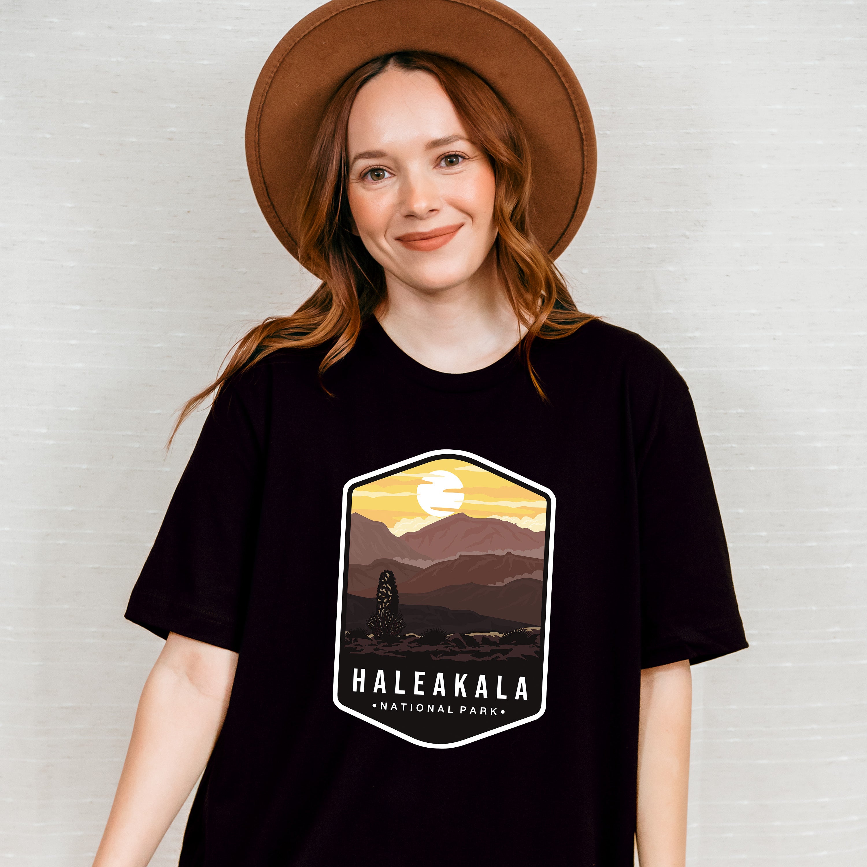 Haleakala National Park Colorful Design - National Parks Unisex Crewneck T-Shirt Sweatshirt Hoodie