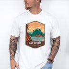 Isle Royale National Park Colorful Design - National Parks Unisex Crewneck T-Shirt Sweatshirt Hoodie