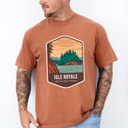 Isle Royale National Park Colorful Design - National Parks Unisex Crewneck T-Shirt Sweatshirt Hoodie