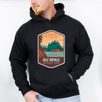 Isle Royale National Park Colorful Design - National Parks Unisex Crewneck T-Shirt Sweatshirt Hoodie