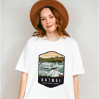 Katmai National Park Colorful Design - National Parks Unisex Crewneck T-Shirt Sweatshirt Hoodie