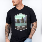 Kenai Fjords National Park Colorful Design - National Parks Unisex Crewneck T-Shirt Sweatshirt Hoodie