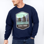 Kenai Fjords National Park Colorful Design - National Parks Unisex Crewneck T-Shirt Sweatshirt Hoodie